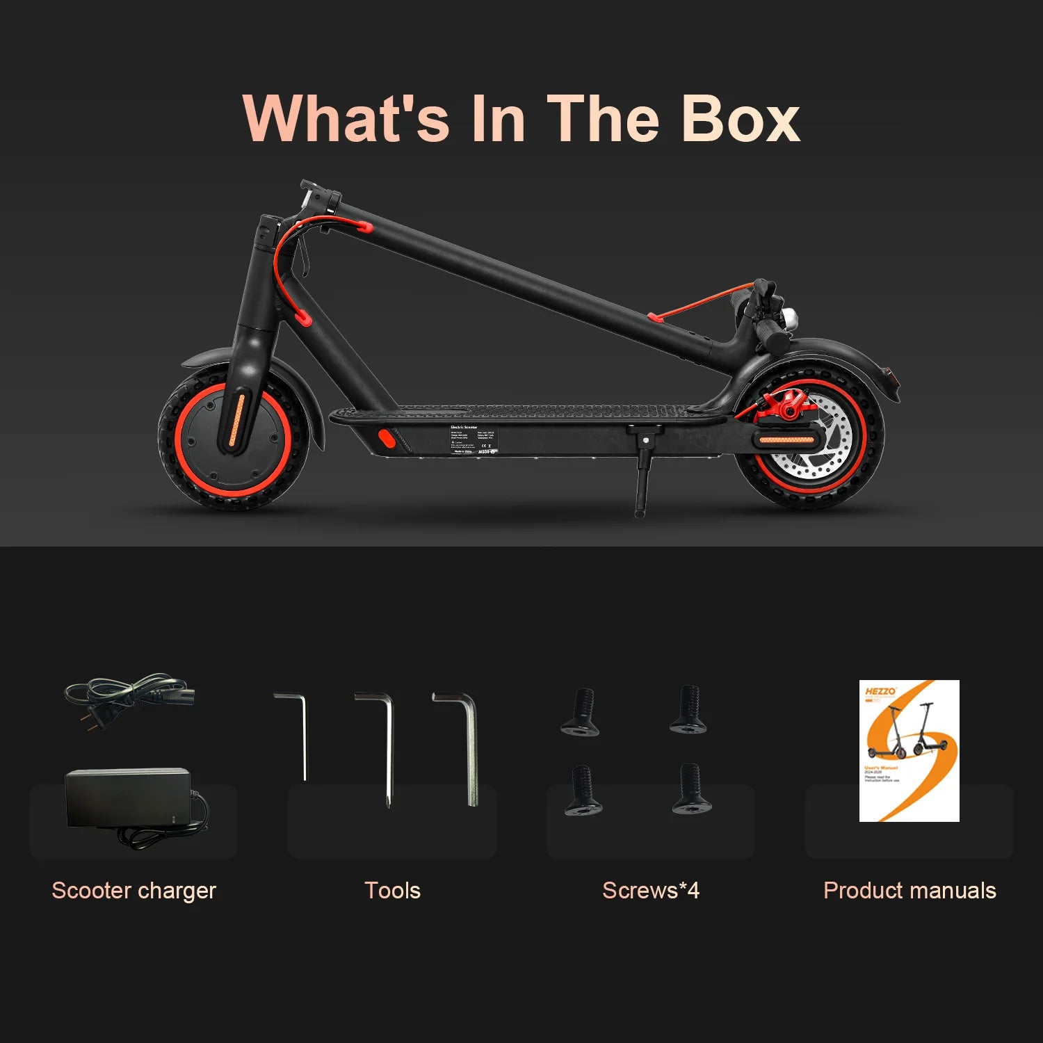 Electric Scooter Adult HS-04Pro 8.5" Self-Balance Folding