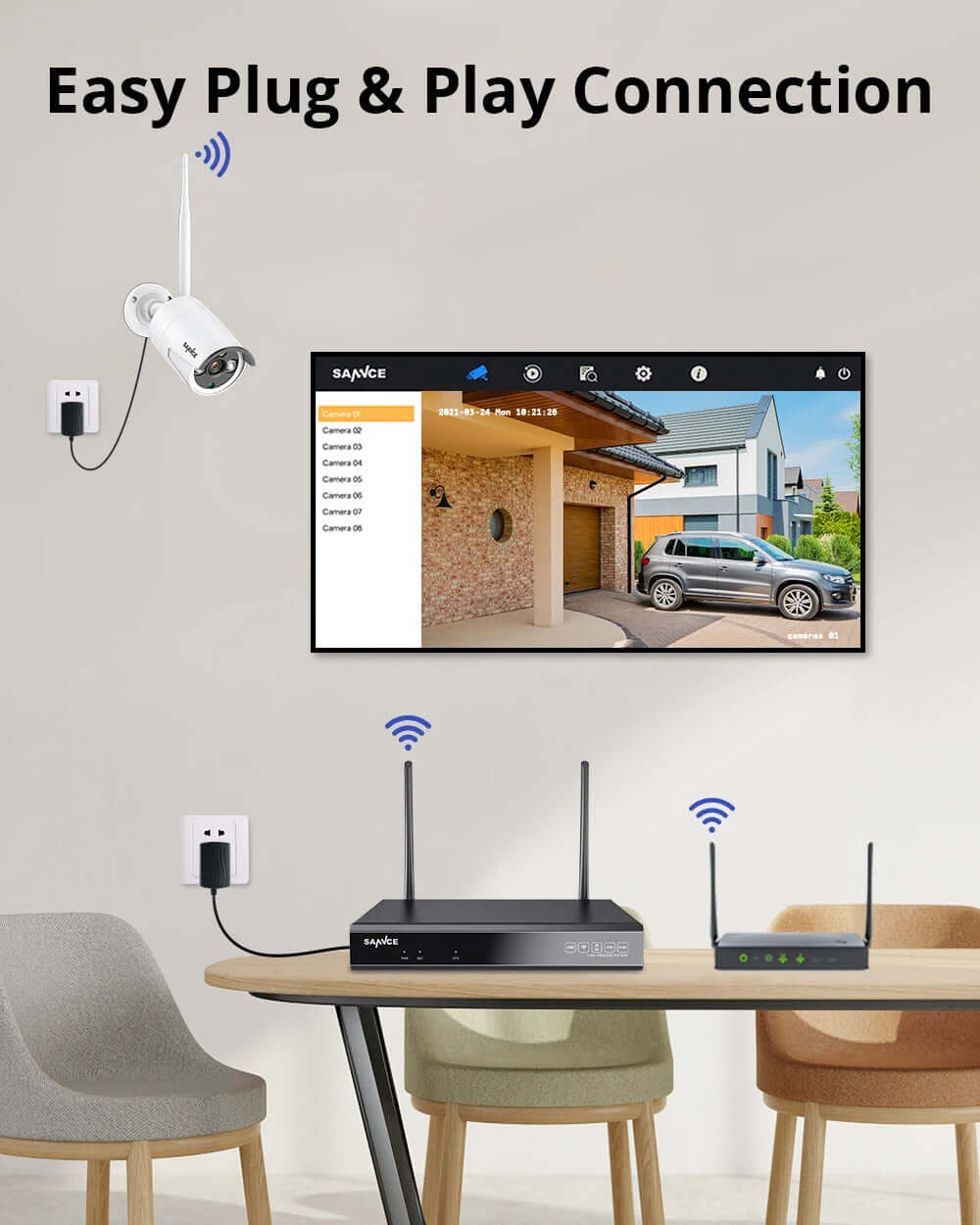 WIFI Cameras With Smart IR P2P Outdoor - Electro Super Store