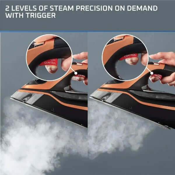 Steam Force Pro Stainless Steel Soleplate Steam Iron - Electro Super Store