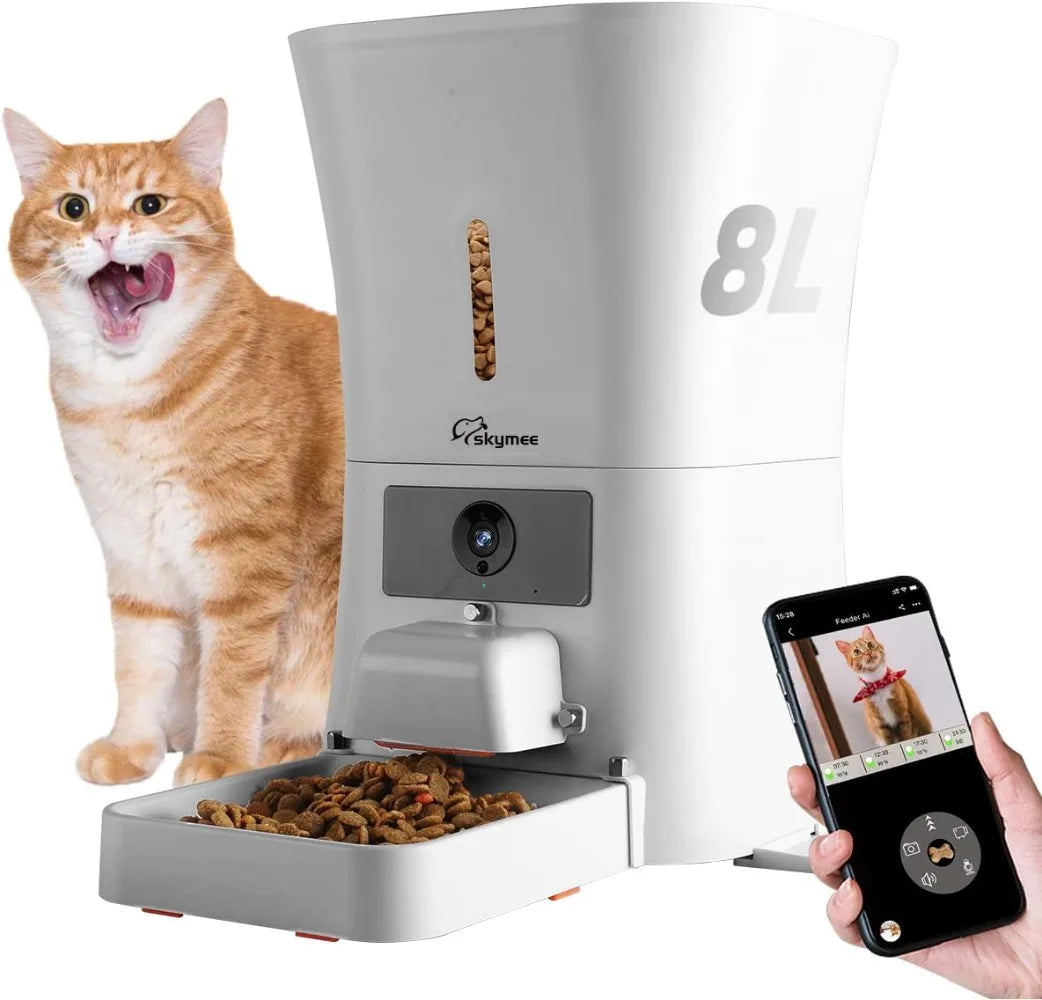 12L 5G WiFi Aautomatic Dog/Cat Larger Food Dispenser