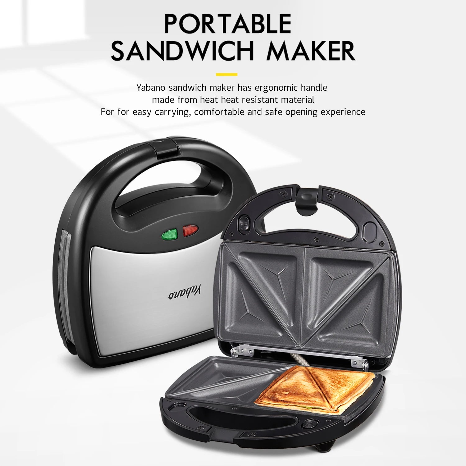 Sandwich Maker, 3 in 1 Waffle Maker, Toaster and Electric Panini Press Grill