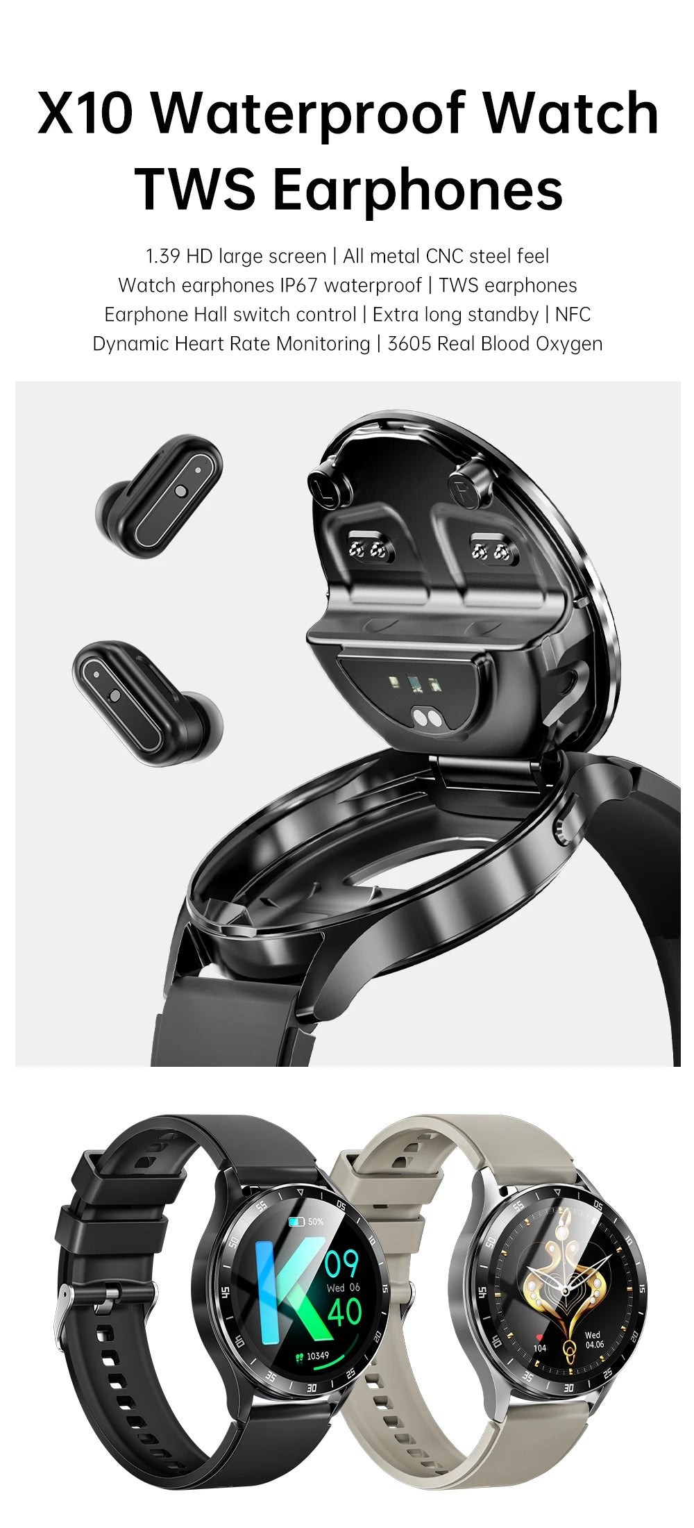 Bluetooth Call Smart Watch High end Men's Multi sport