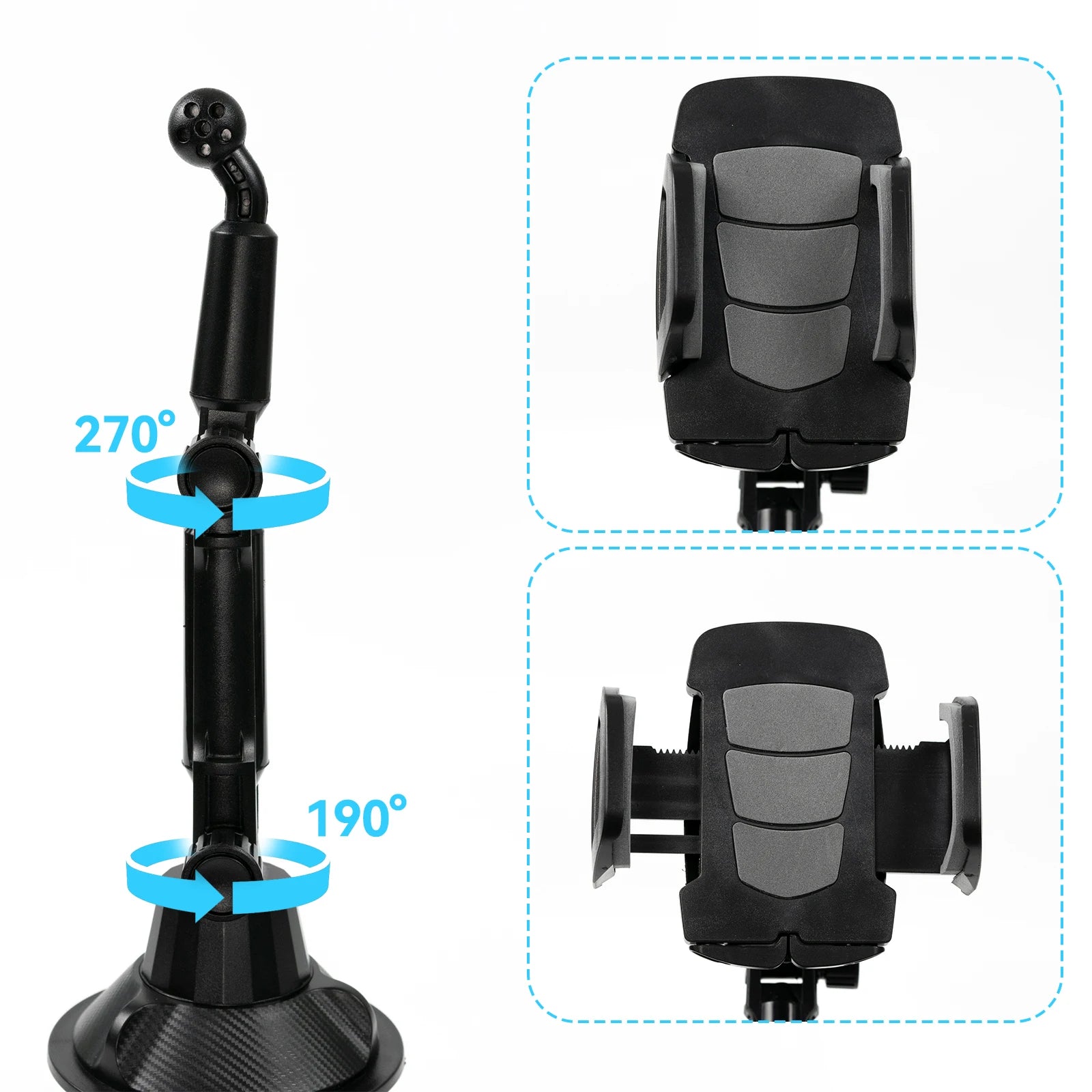 Universal 360° Car Cell Phone Stand Cup Holder