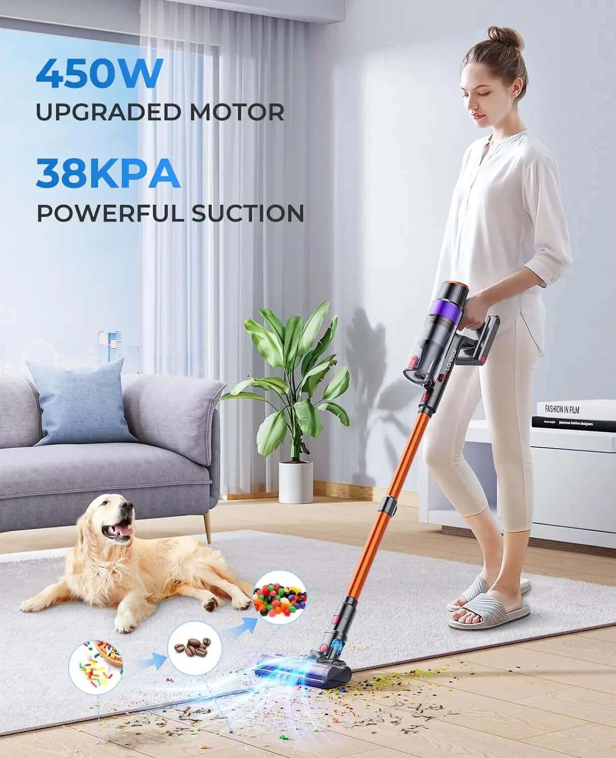 Cordless Vacuum Cleaner 450W