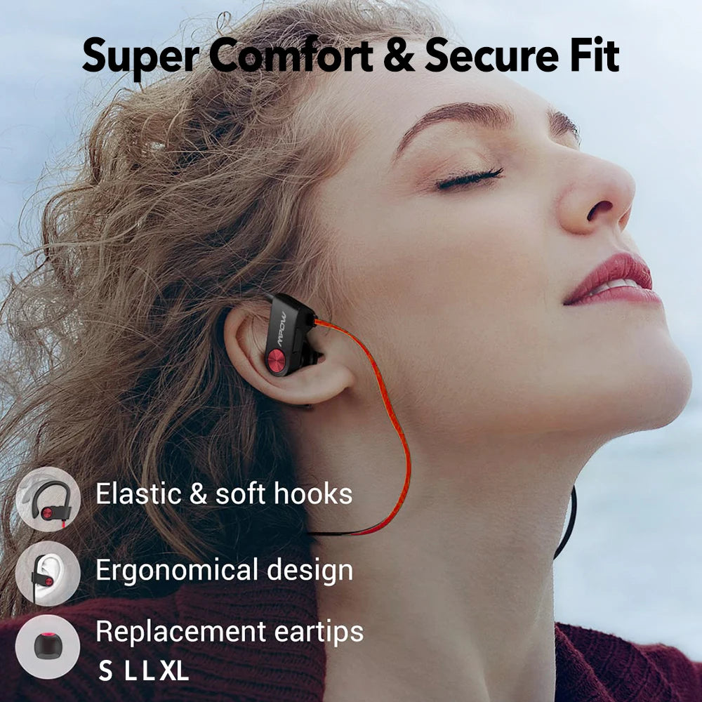 Flame True Wireless Bluetooth Earbuds CVC6.0 Noise Cancelling V5.3 IPX7 Waterproof Sport