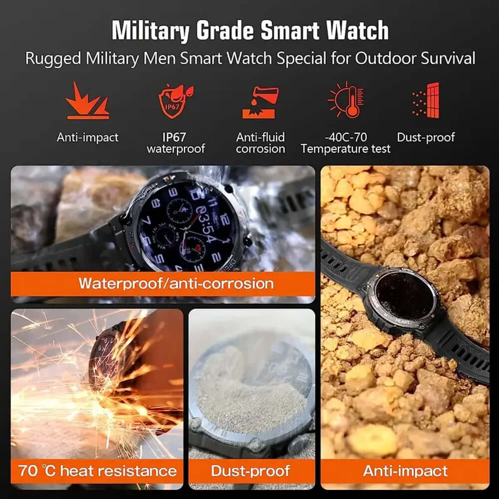 Smart Watch for Men Waterproof