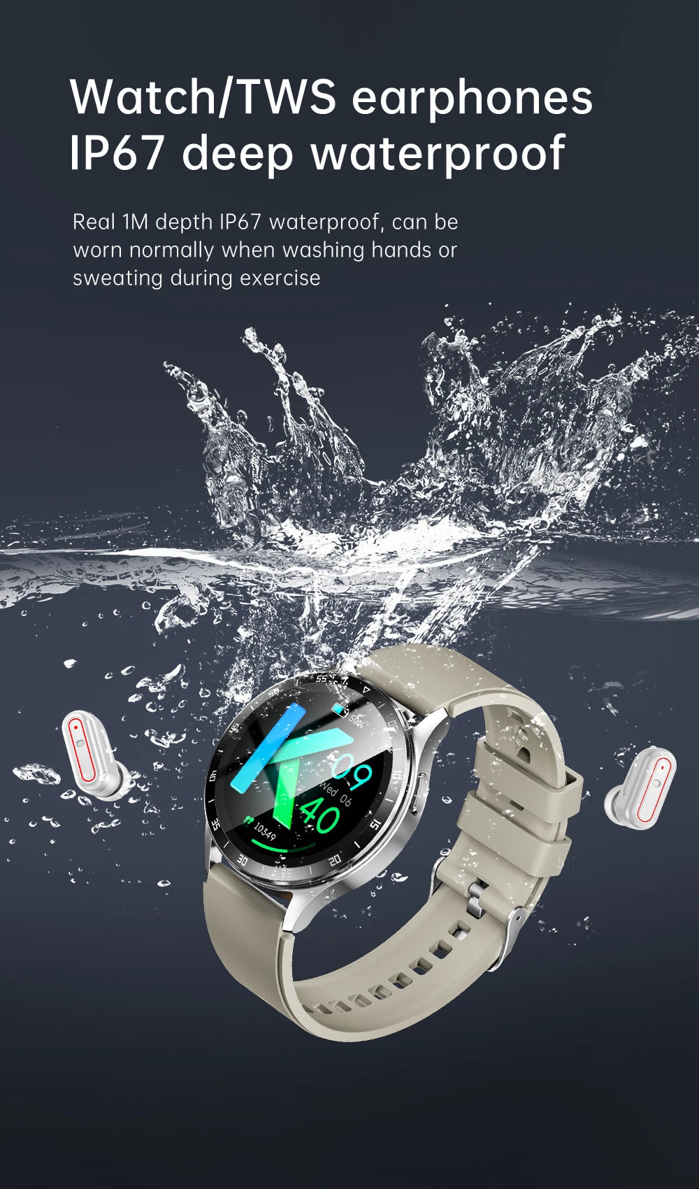 Bluetooth Call Smart Watch High end Men's Multi sport