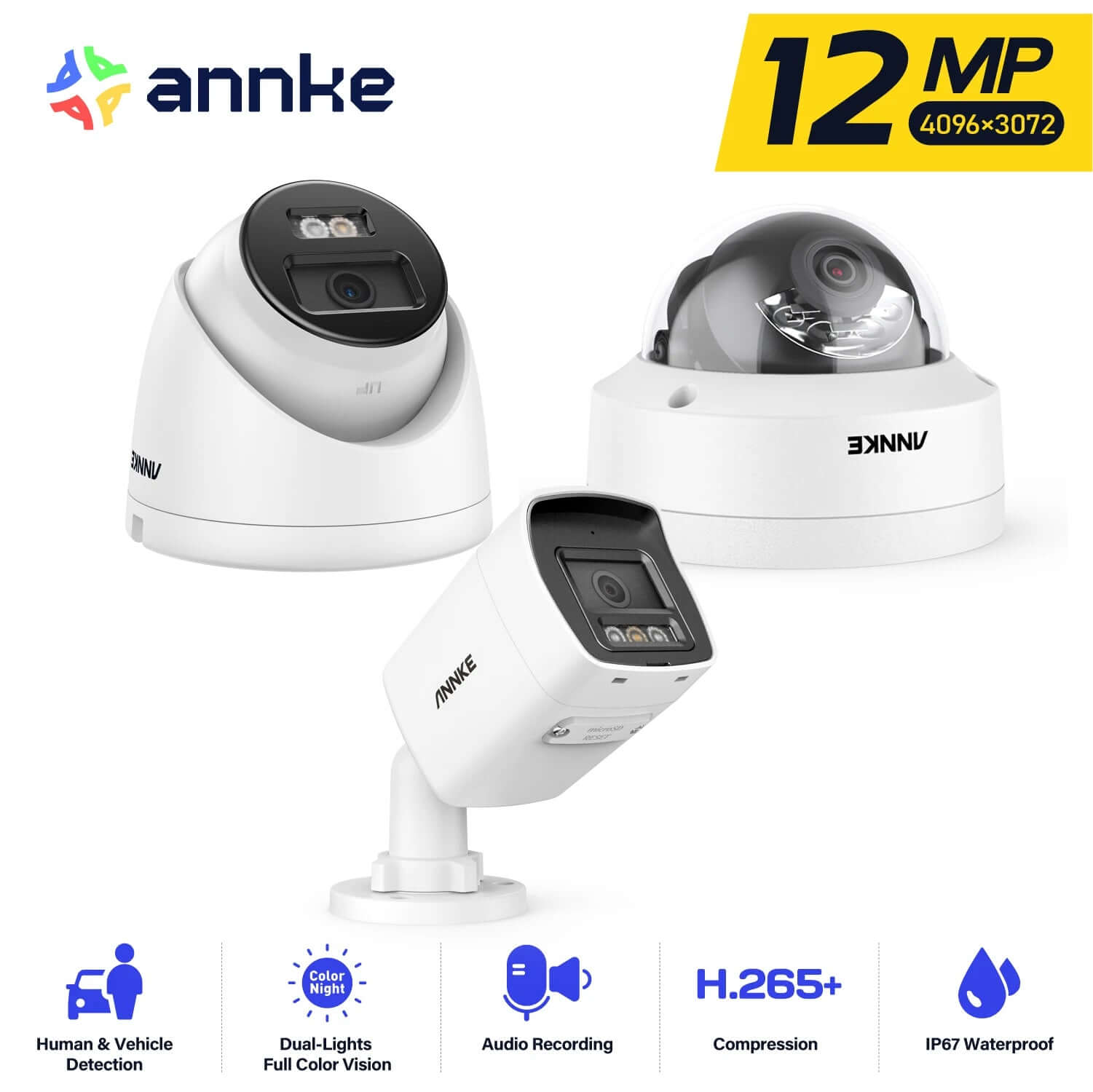 Ultra HD PoE IP Camera Smart Advanced Detection - Electro Super Store